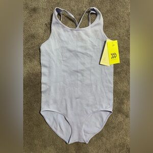 Girls All In Motion Comfty & Stretchy Seamless Leotard- Violet